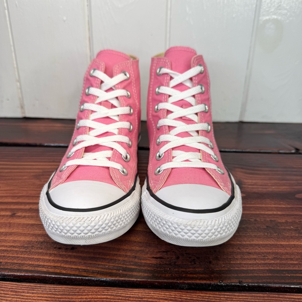 Converse Chuck Taylor All Star High Top Sneakers – Pink - Women’s Size 7 - Picture 4 of 9